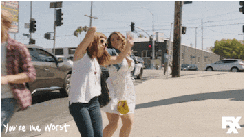 aya cash fight GIF by You're The Worst 