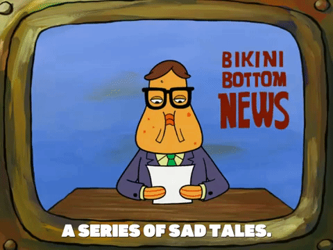Sad Tv Show GIF by SpongeBob SquarePants - Find & Share on GIPHY