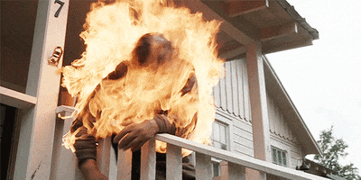 on fire GIF by SundanceTV