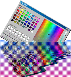 half vaporwave whater Sticker
