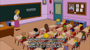 Read Lisa Simpson GIF by The Simpsons