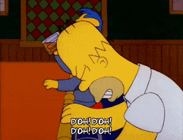 Frustrated Season 3 GIF by The Simpsons