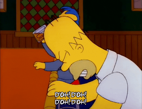 Frustrated Homer Simpson Gif Find Share On Giphy