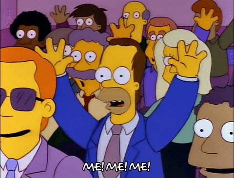 Giphy - Excited Season 3 GIF by The Simpsons