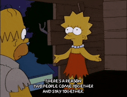 stay together homer simpson GIF