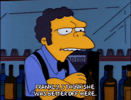 Pondering Season 3 GIF by The Simpsons