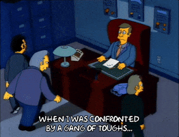 Season 3 Mob GIF by The Simpsons