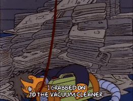 Season 3 Vacuum GIF by The Simpsons