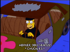 Homer Simpson Car Gif