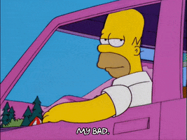 Sorry Homer Simpson GIF - Find & Share on GIPHY