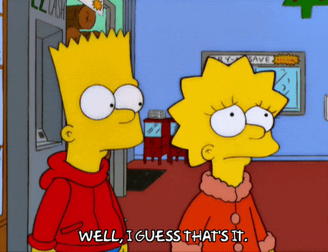 Bart Simpson Goodbye GIF - Find & Share on GIPHY