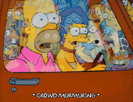 Season 3 Crowd GIF by The Simpsons