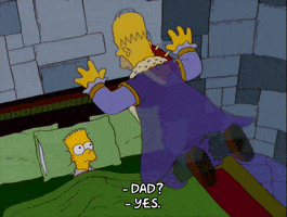 homer simpson ghost GIF