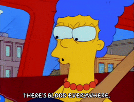 Bleeding Season 3 GIF by The Simpsons