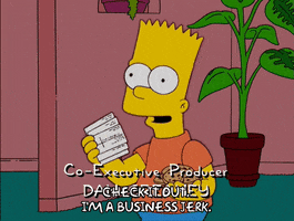 checking out bart simpson GIF