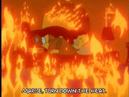 Season 4 Fire GIF by The Simpsons