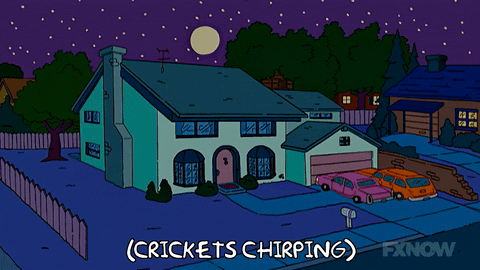 Image result for crickets chirping gif