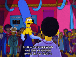 walk out marge simpson GIF