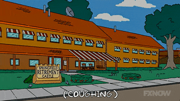 Episode 5 Retirement Home GIF by The Simpsons