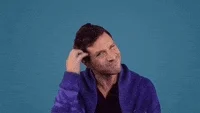 pondering simon rex GIF by Simon Rex / Dirt Nasty