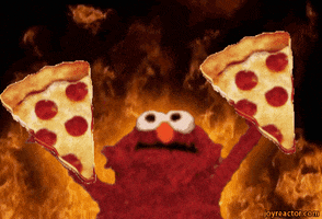 nebula funny fire pizza elmo GIF