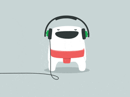 kzp dance disco rave headphones GIF