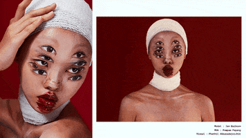 phathilvisualgrapher fashion makeup opticalart phathil visualgrapher visual model GIF