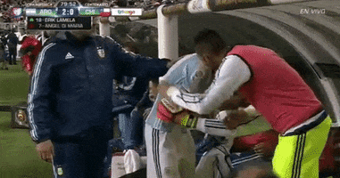 angel di maria kisses GIF by Univision Deportes
