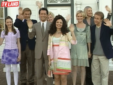Waving The Nanny GIF by TV Land - Find & Share on GIPHY