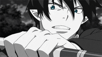 uncanny anime rin aonoexorcist GIF