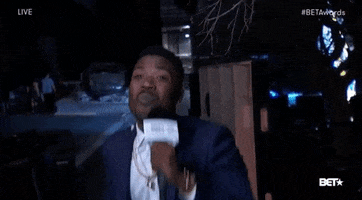 excited ray j GIF by BET Awards