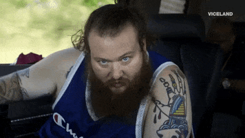 Action Bronson Stare GIF by F*CK, THAT'S DELICIOUS