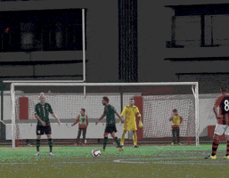 naps football lincoln gibraltar free-kick GIF