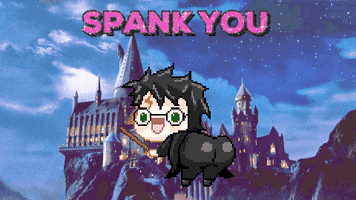 Spank You Harry Potter GIF by chuber channel