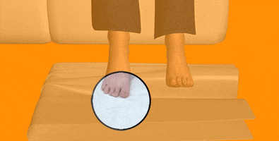 towel pickup exercise for top of the foot pain GIF by ePainAssist