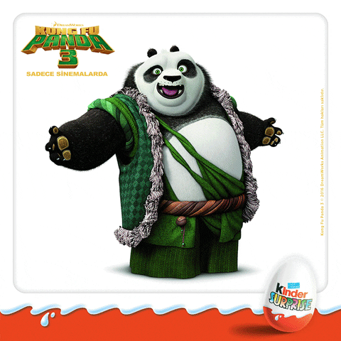 ksr kinder surprise kung fu panda GIF