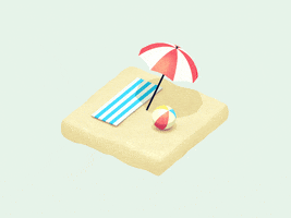 Summer Beach GIF by eyedesyn