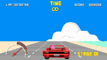 outrun video games GIF by Johnny2x4