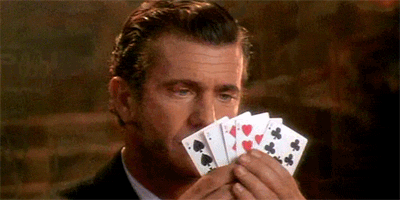Mel Gibson Poker GIF - Find & Share on GIPHY