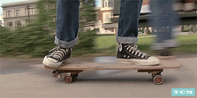 back to the future skateboarding GIF by Turner Classic Movies
