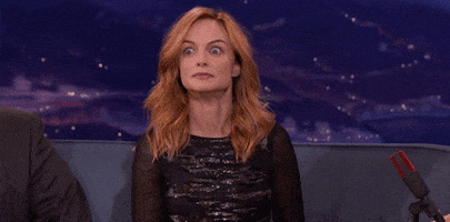 look away heather graham GIF by Team Coco