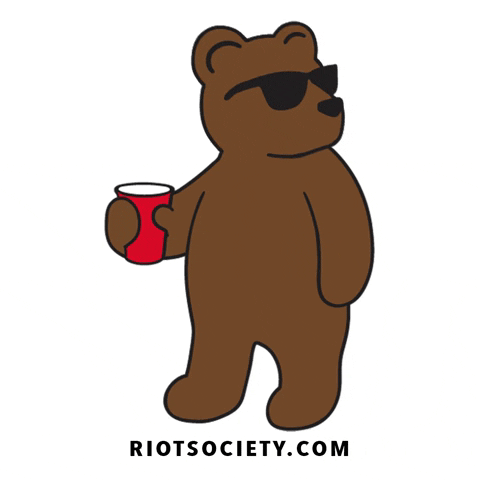 Drinking-bear GIFs - Get the best GIF on GIPHY