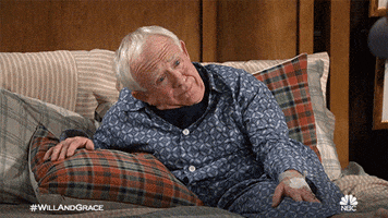leslie jordan idk GIF by Will & Grace