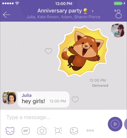 viber reply to messages GIF