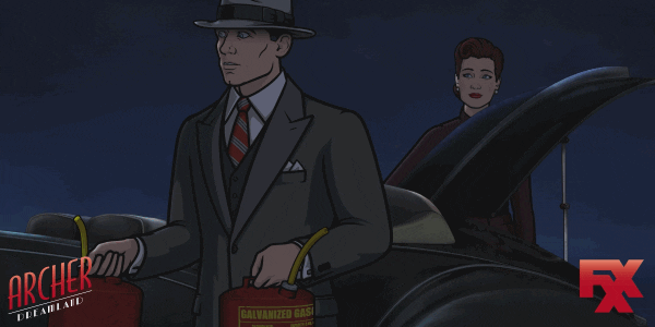 Run Over Car GIF by Archer