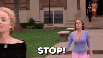 mean girls stop GIF