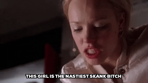  mean girls rachel mcadams mean girls movie regina george nastiest skank bitch GIF