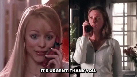 Its Urgent Mean Girls GIF - Find & Share on GIPHY