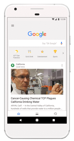 nachopan google feed seguir GIF