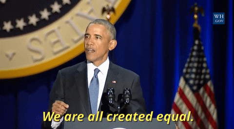 we are all created equal barack obama GIF by Obama